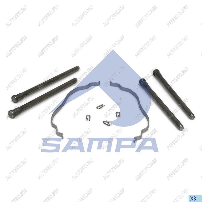 989 р. Ремкомплект RENAULT механизма тормозного SAMPA SAMPA 095.758  с доставкой в г. Керчь