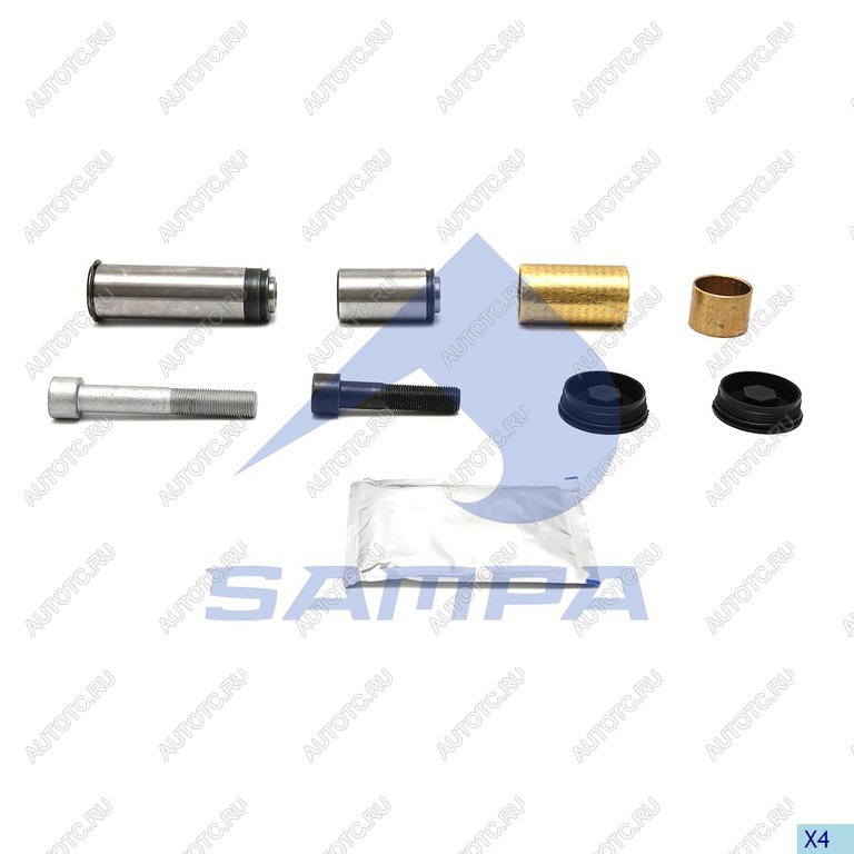 1 469 р. Ремкомплект суппорта BPW TSB3709 (направляющие) SAMPA SAMPA 095.925  с доставкой в г. Керчь