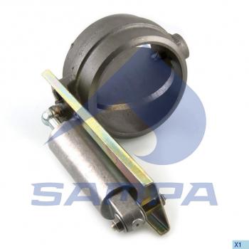 11 399 р. Корпус MAN вспомогательного тормоза с заслонкой SAMPA SAMPA 022.198  с доставкой в г. Керчь. Увеличить фотографию 1