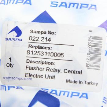 469 р. Реле поворота MAN M,F90,L,M,F2000 (9 контактов) SAMPA SAMPA 022.214  с доставкой в г. Керчь. Увеличить фотографию 2