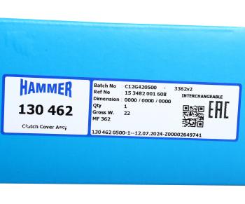 23 999 р. Корзина сцепления ГАЗон Next,ПАЗ-Вектор дв.ЯМЗ 53423 HAMMER HAMMER 022 462 (130 462)  с доставкой в г. Керчь. Увеличить фотографию 5