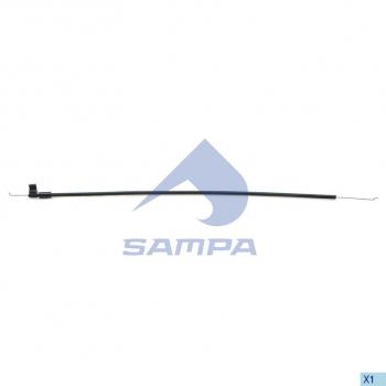 399 р. Трос MAN крана отопителя кабины SAMPA SAMPA 023.083  с доставкой в г. Керчь. Увеличить фотографию 1