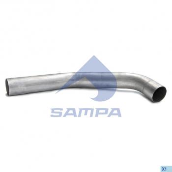 4 299 р. Труба промежуточная глушителя MAN SAMPA SAMPA 023.095  с доставкой в г. Керчь. Увеличить фотографию 1