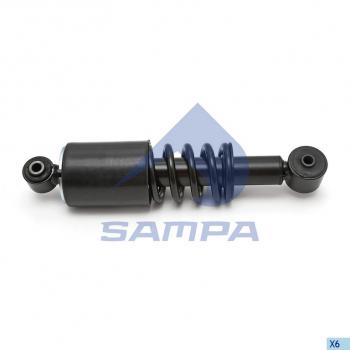 2 899 р. Амортизатор MAN TGA кабины задний с пружиной (252349 OO) SAMPA SAMPA 023.305-01  с доставкой в г. Керчь. Увеличить фотографию 1