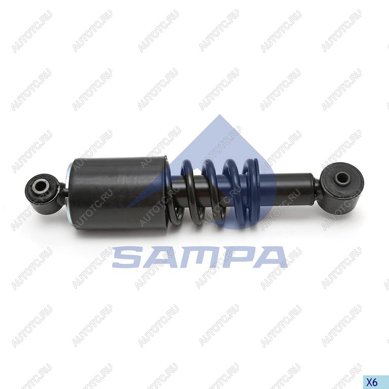 2 899 р. Амортизатор MAN TGA кабины задний с пружиной (252349 OO) SAMPA SAMPA 023.305-01  с доставкой в г. Керчь