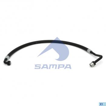 7 449 р. Шланг MAN TGA,TGS подачи охлаждающей жидкости SAMPA SAMPA 024.065  с доставкой в г. Керчь. Увеличить фотографию 1