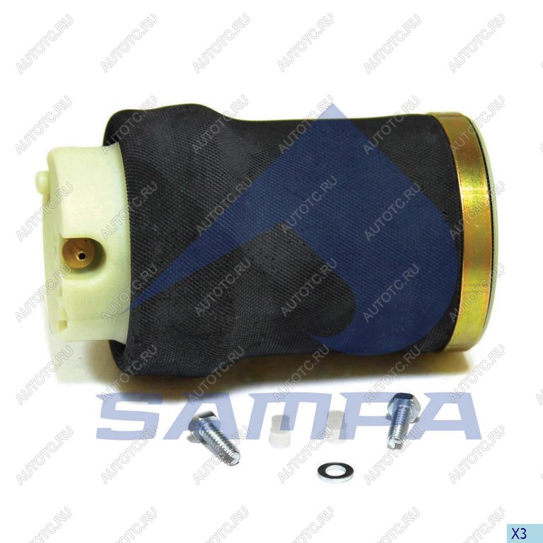 1 099 р. Амортизатор VOLVO сиденья водителя (пневмо) SAMPA SAMPA 030.338-01  с доставкой в г. Керчь