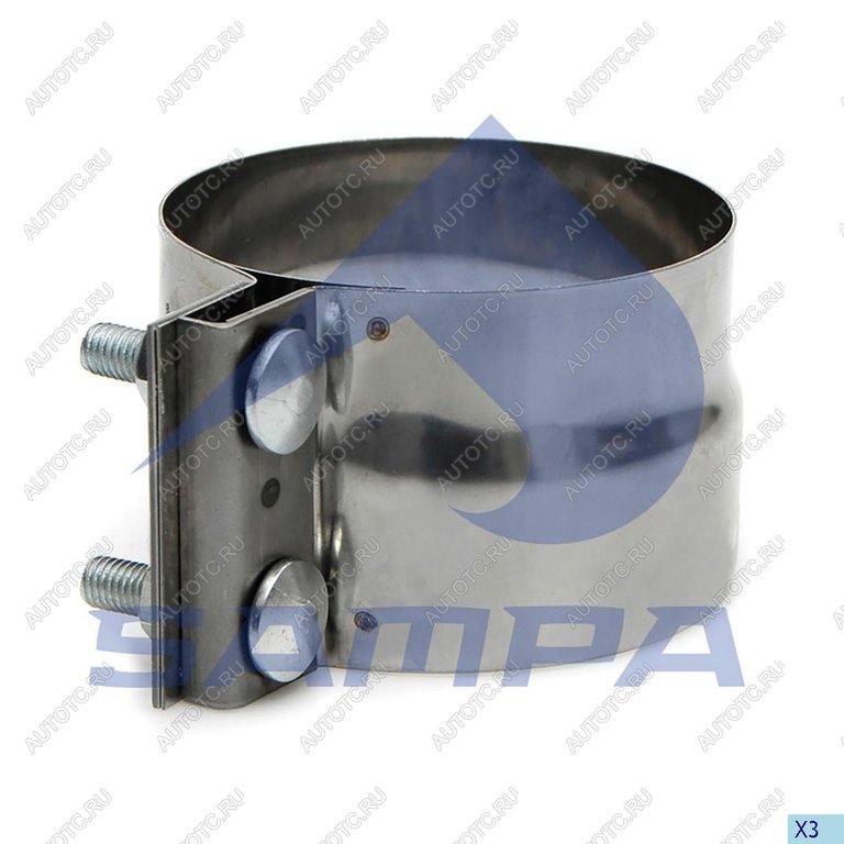 929 р. Хомут глушителя VOLVO FL переходной (d1=101.6 d2=106.6) SAMPA SAMPA 030.446  с доставкой в г. Керчь