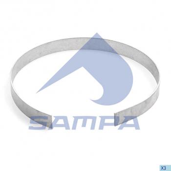 172 р. Хомут глушителя VOLVO FH12,16 (уплотнит кольцо трубы турбины) SAMPA SAMPA 031.149  с доставкой в г. Керчь. Увеличить фотографию 1