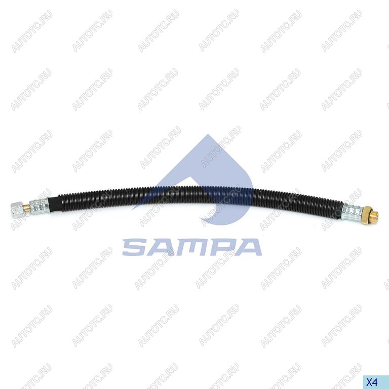 1 449 р. Шланг VOLVO FH,F12 сервоцилиндра сцепления SAMPA SAMPA 031.342  с доставкой в г. Керчь