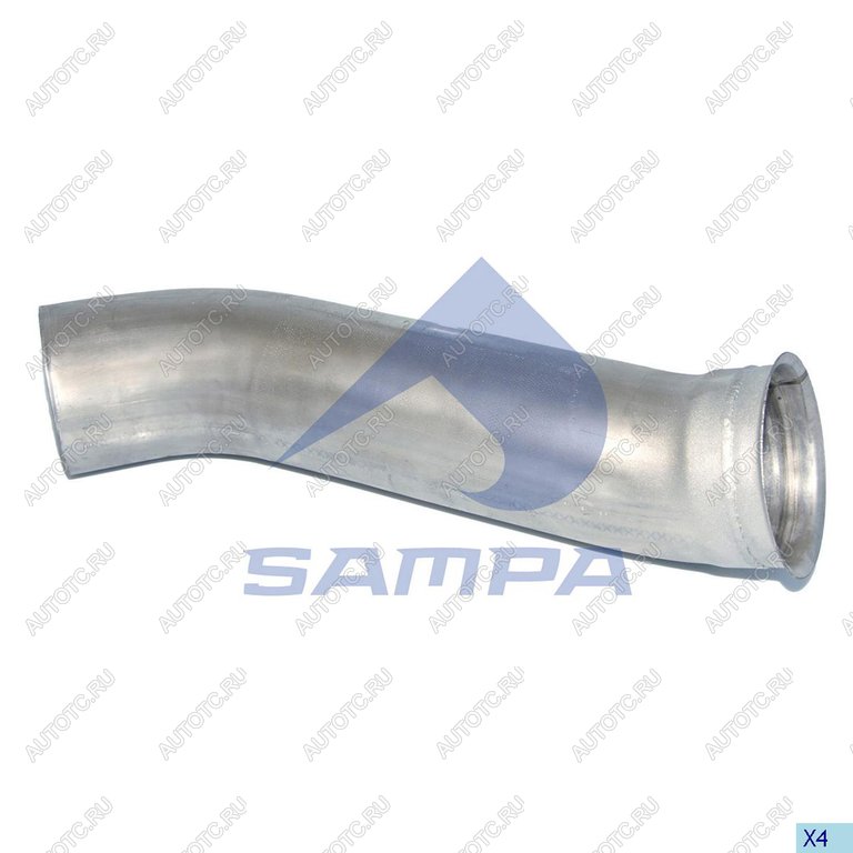 3 599 р. Труба приемная глушителя VOLVO FH SAMPA SAMPA 031.373  с доставкой в г. Керчь