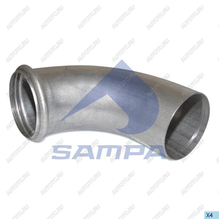 3 699 р. Труба приемная глушителя VOLVO FH SAMPA SAMPA 031.375  с доставкой в г. Керчь