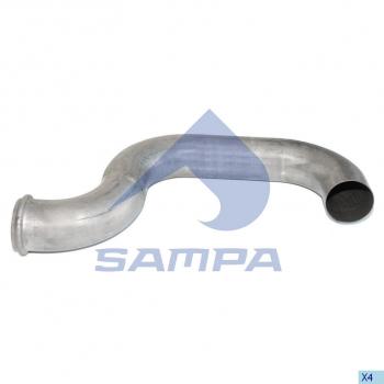 5 249 р. Труба выхлопная глушителя VOLVO FH SAMPA SAMPA 031.380  с доставкой в г. Керчь. Увеличить фотографию 1