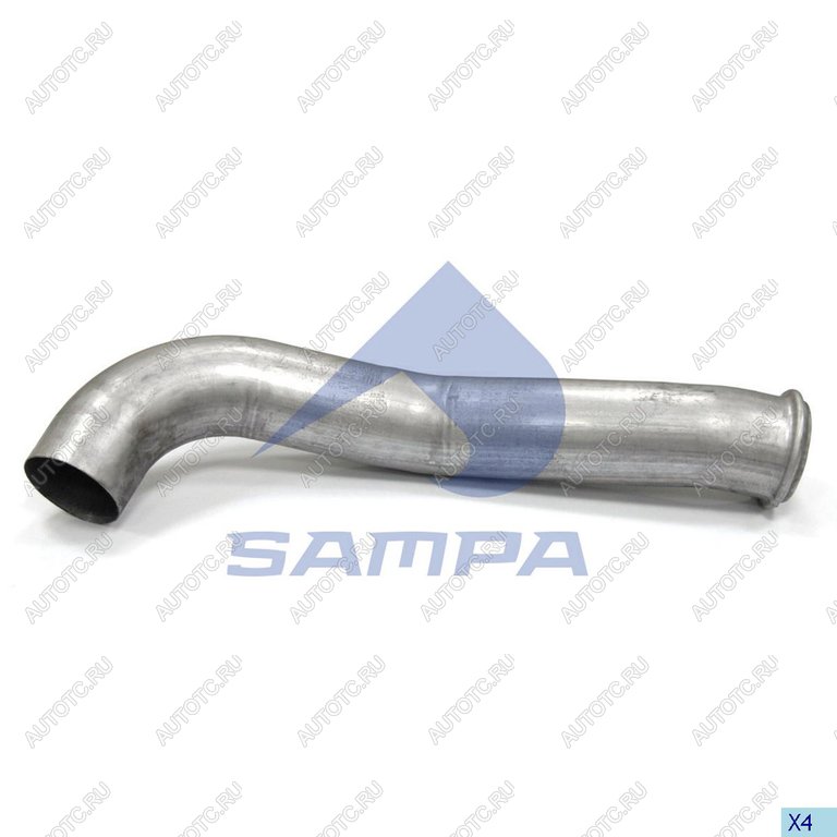 3 999 р. Труба приемная глушителя VOLVO FH SAMPA SAMPA 031.395  с доставкой в г. Керчь