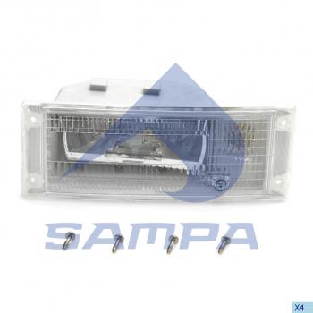 2 999 р. Фара противотуманная VOLVO FH16,FM12 левая SAMPA SAMPA 032.238  с доставкой в г. Керчь. Увеличить фотографию 1