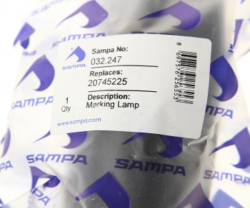 729 р. Фонарь габаритный VOLVO габаритный белый SAMPA SAMPA 032.247  с доставкой в г. Керчь. Увеличить фотографию 3
