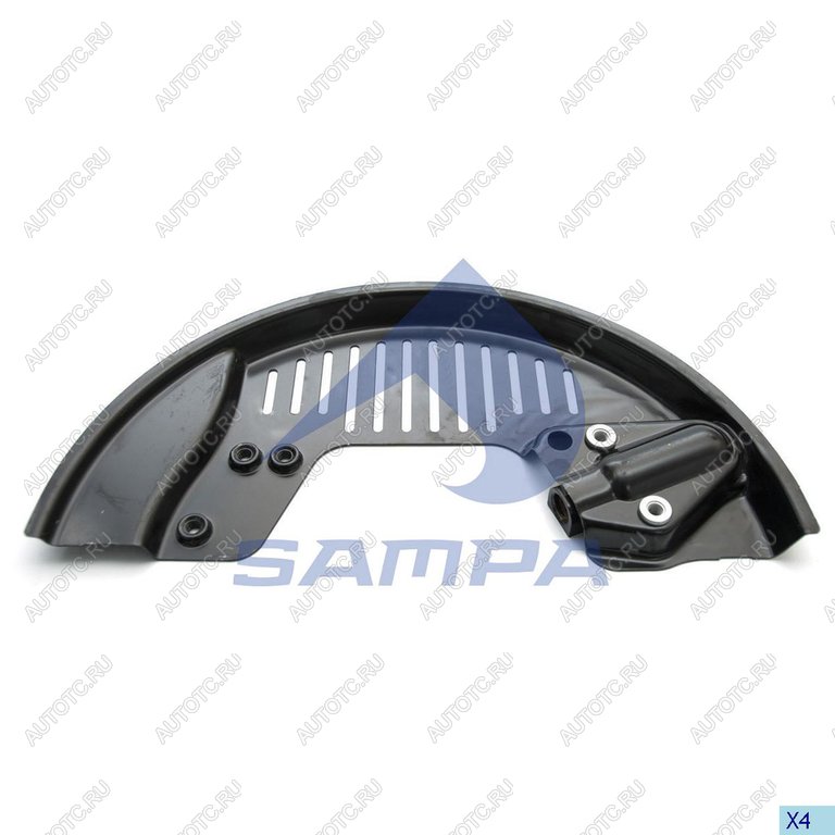 2 999 р. Щиток VOLVO RENAULT барабана тормозного левый SAMPA SAMPA 032.499  с доставкой в г. Керчь