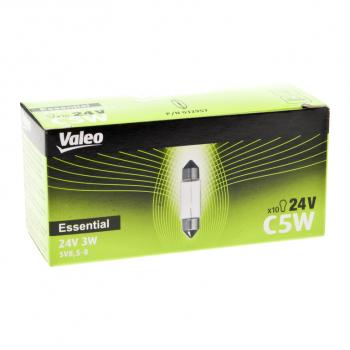 25 р. Лампа 24V C5W SV8.5 (1шт.) Essential VALEO VALEO 032957  с доставкой в г. Керчь. Увеличить фотографию 3