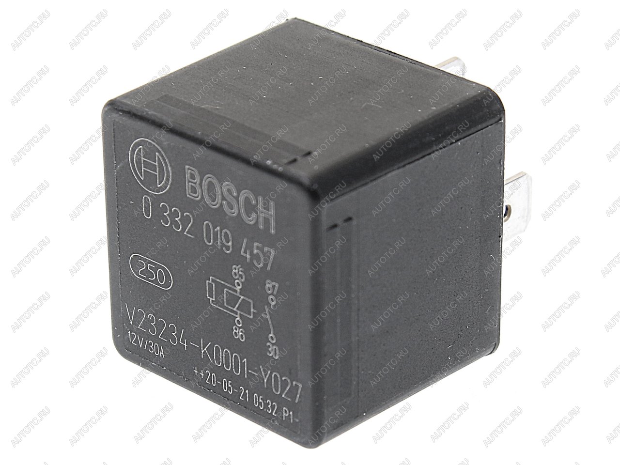 1 779 р. Реле электромагнитное 12V 4-х контактное BOSCH BOSCH 0332019457  с доставкой в г. Керчь