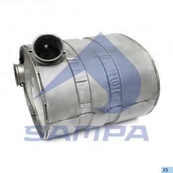 Глушитель VOLVO с катализатором (ЕВРО-5) SAMPA SAMPA 033.211