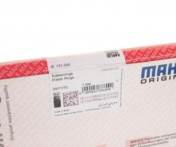 4 299 р. Кольца поршневые RENAULT (DXi13) VOLVO (D13) d=131.00 (на 1 поршень) MAHLE MAHLE 03873n0  с доставкой в г. Керчь. Увеличить фотографию 4