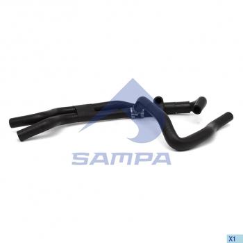 4 849 р. Патрубок DAF отопителя SAMPA SAMPA 052.130  с доставкой в г. Керчь. Увеличить фотографию 1