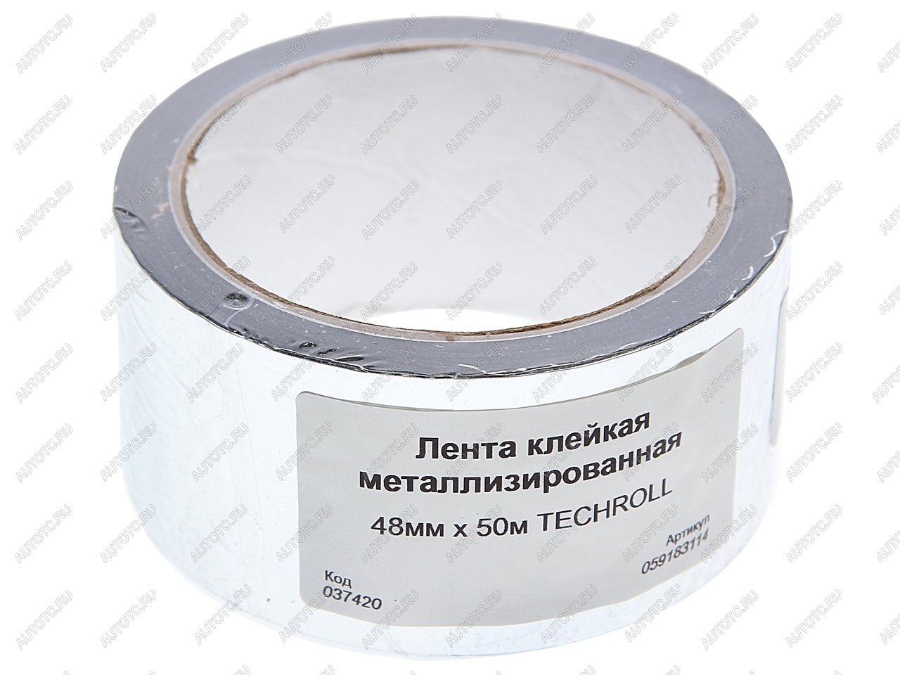 154 р. Лента клейкая металлизированная 48ммх50м TECHROLL TECHROLL 059183114  с доставкой в г. Керчь