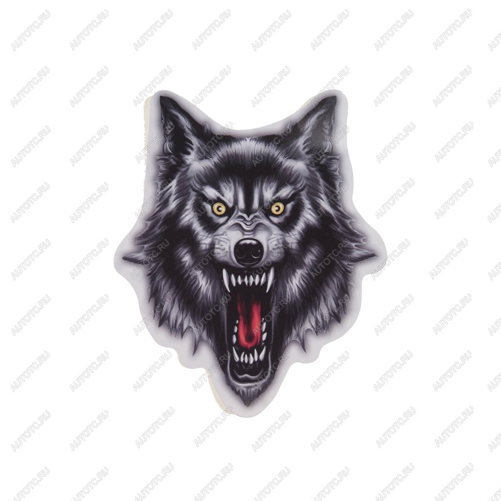57 р. Наклейка виниловая вырезанная Волк №2 13х16см полноцветная AUTOSTICKERS AUTOSTICKERS 05922054308  с доставкой в г. Керчь