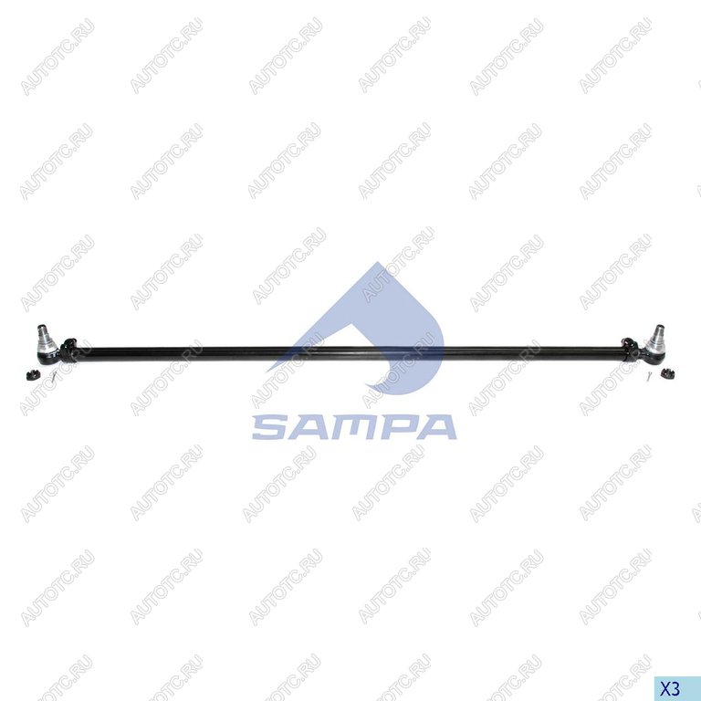 6 499 р. Тяга рулевая SCANIA 3,4 series поперечная L=1736мм SAMPA SAMPA 097.048-01  с доставкой в г. Керчь