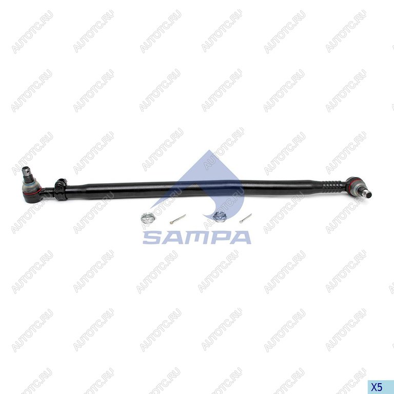 4 999 р. Тяга рулевая MAN продольная L=1040 SAMPA SAMPA 097.160-01  с доставкой в г. Керчь