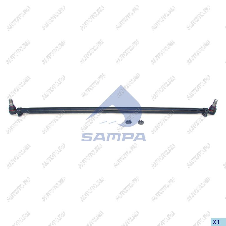 7 399 р. Тяга рулевая MERCEDES поперечная L=1625мм SAMPA SAMPA 097.273-01  с доставкой в г. Керчь