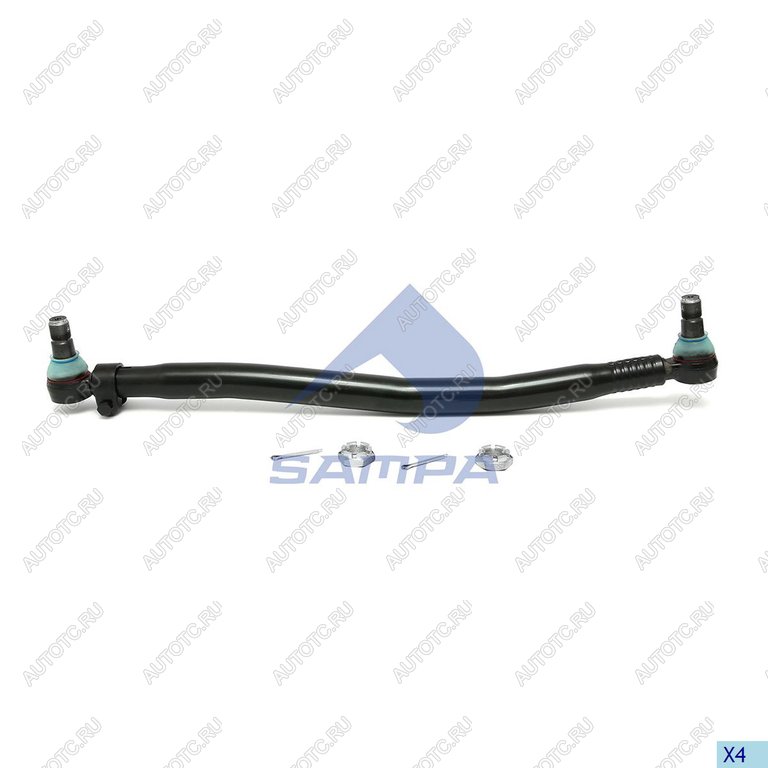 5 899 р. Тяга рулевая MERCEDES Actros продольная L=904мм SAMPA SAMPA 097.278-01  с доставкой в г. Керчь