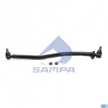 4 849 р. Тяга рулевая MERCEDES Actros продольная L=876мм SAMPA SAMPA 097.323-01  с доставкой в г. Керчь. Увеличить фотографию 1