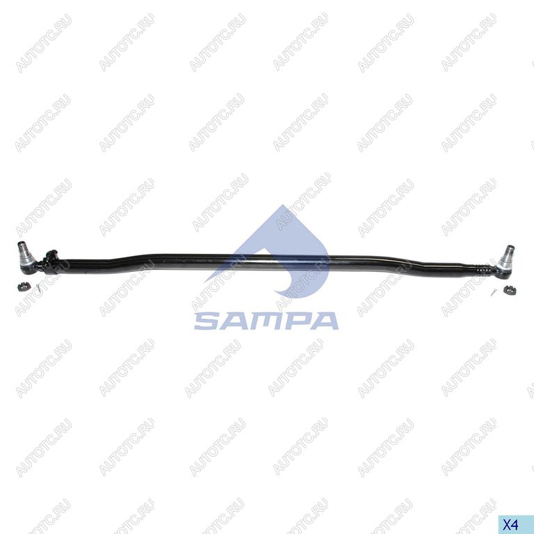 8 949 р. Тяга рулевая MERCEDES поперечная L=1687мм SAMPA SAMPA 097.409-01  с доставкой в г. Керчь
