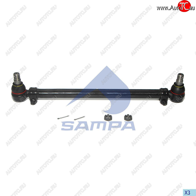 4 999 р. Тяга рулевая MAN поперечная SAMPA SAMPA 097.507-01  с доставкой в г. Керчь