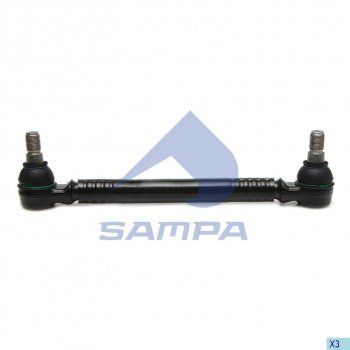 1 999 р. Тяга рулевая VOLVO RENAULT продольная L=340мм SAMPA SAMPA 097.745-01  с доставкой в г. Керчь. Увеличить фотографию 1