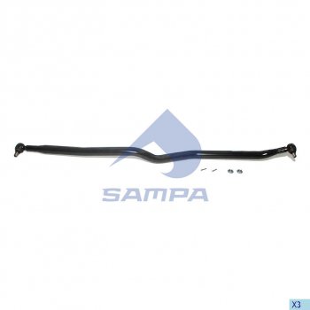 8 549 р. Тяга рулевая SCANIA продольная L=1921мм SAMPA SAMPA 097.762-01  с доставкой в г. Керчь. Увеличить фотографию 1