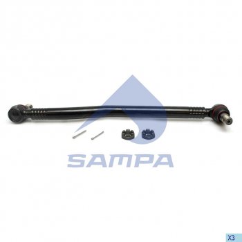 4 599 р. Тяга рулевая MERCEDES продольная L=711мм SAMPA SAMPA 097.786-01  с доставкой в г. Керчь. Увеличить фотографию 1