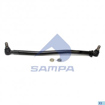 3 179 р. Тяга рулевая MERCEDES Actros MP2,MP3 продольная L=953 SAMPA SAMPA 097.787-01  с доставкой в г. Керчь. Увеличить фотографию 1