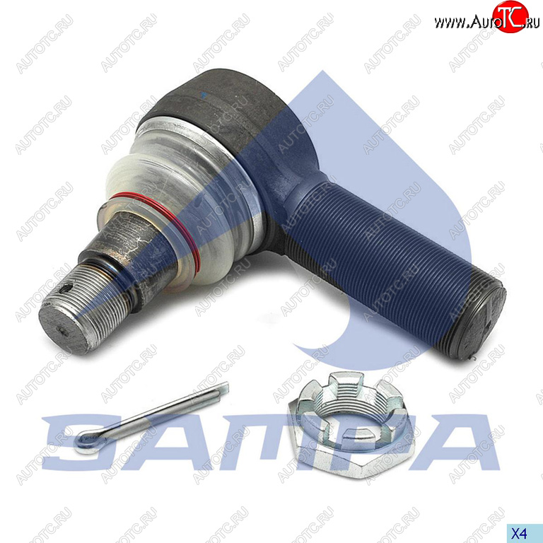 2 799 р. Наконечник рулевой тяги SAF (M38х1.5M30х1.5,L=135) SAMPA SAMPA 097.813-01  с доставкой в г. Керчь