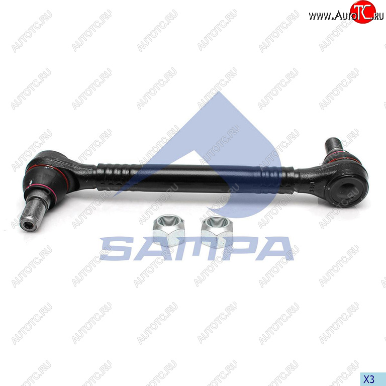 3 299 р. Тяга стабилизатора VOLVO FH12 заднего SAMPA SAMPA 097.861-01  с доставкой в г. Керчь