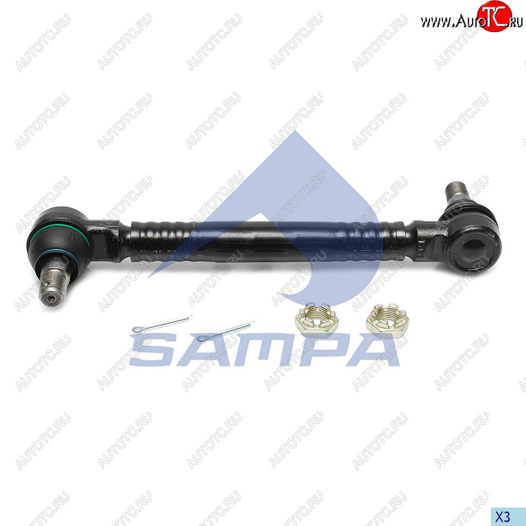2 199 р. Стойка стабилизатора VOLVO RENAULT заднего (L=380) SAMPA SAMPA 097.866-01  с доставкой в г. Керчь
