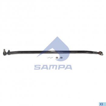 8 699 р. Тяга рулевая SCANIA поперечная L=1743мм SAMPA SAMPA 097.910-01  с доставкой в г. Керчь. Увеличить фотографию 1