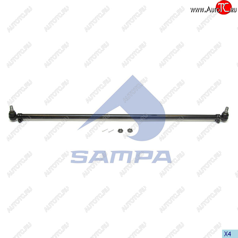 6 949 р. Тяга рулевая RENAULT Premium VOLVO FE поперечная L=1676мм SAMPA SAMPA 097.925-01  с доставкой в г. Керчь