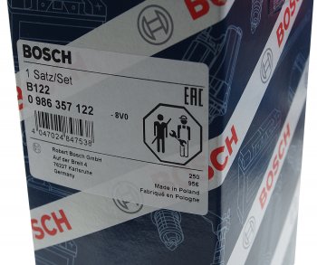 2 169 р. Провод высоковольтный MITSUBISHI Pajero (87-) комплект BOSCH BOSCH 0986357122  с доставкой в г. Керчь. Увеличить фотографию 4