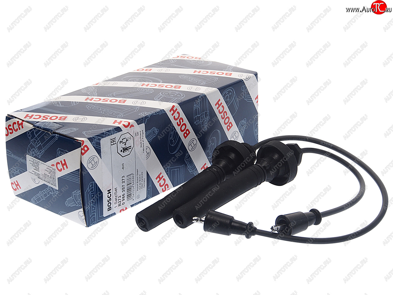 3 199 р. Провод высоковольтный MITSUBISHI Lancer (03-) (1.31.6) комплект BOSCH BOSCH 0986357273  с доставкой в г. Керчь