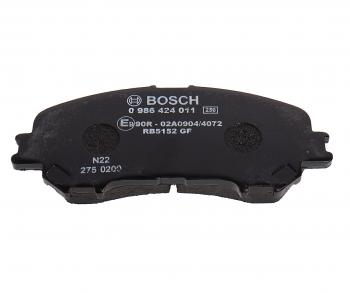 3 699 р. Колодки тормозные передние (4шт.) BOSCH Nissan Qashqai 2 J11 дорестайлинг (2013-2019)  с доставкой в г. Керчь. Увеличить фотографию 3