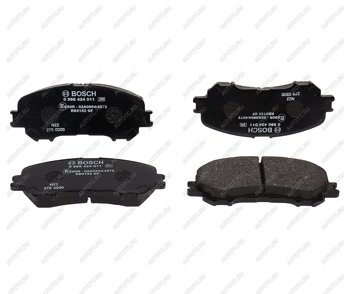 3 699 р. Колодки тормозные передние (4шт.) BOSCH Nissan Qashqai 2 J11 дорестайлинг (2013-2019)  с доставкой в г. Керчь