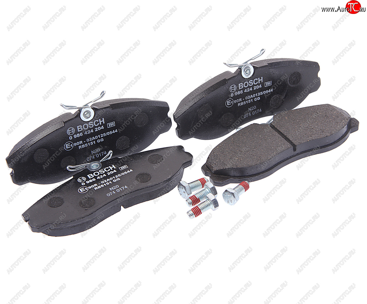 3 279 р. Колодки тормозные передние (4шт.) BOSCH Nissan Terrano2 R50 дорестайлинг (1995-1999)  с доставкой в г. Керчь