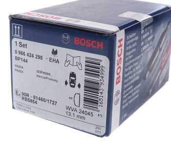 1 779 р. Колодки тормозные задние BOSCH Mazda 6 GG седан рестайлинг (2005-2008)  с доставкой в г. Керчь. Увеличить фотографию 3